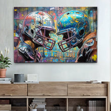 Load image into Gallery viewer, Helmet Clash - Sport Wall Art