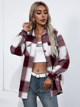 Load image into Gallery viewer, Ivy Lane Plaid Button Up Flannel Shirt