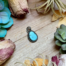 Load image into Gallery viewer, FREE Sterling Silver Necklace + MJ Sky Blue Turquoise Charm