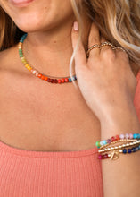 Load image into Gallery viewer, Natural Gemstone Necklace + 14k Gold Filled Toggle : Skyline