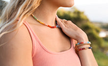 Load image into Gallery viewer, Natural Gemstone Bracelet + 14k Gold Filled Toggle : Paradise