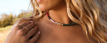 Load image into Gallery viewer, Natural Gemstone Necklace + 14k Gold Filled Toggle : Sedona