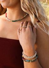 Load image into Gallery viewer, Natural Gemstone Bracelet + 14k Gold Filled Toggle : Sedona