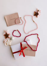 Load image into Gallery viewer, Natural Rose Quartz + 14k Gold Filled Toggle || Gemstone Necklace