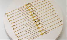 Load image into Gallery viewer, Floral Essence Birth Month Flower &amp; Birthstone Bracelets - Celebrate Your Unique Journey