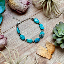 Load image into Gallery viewer, Bright Blue Turquoise Bracelet – 6 1/4"  – Large Oval