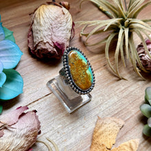 Load image into Gallery viewer, MJ Turquoise Ring – Sterling Silver