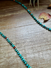 Load image into Gallery viewer, 33” Graduated Turquoise &amp; Spiny Oyster Necklace