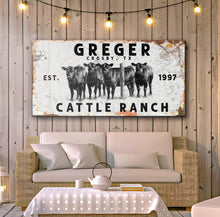 Load image into Gallery viewer, Cattle Ranch Rustic Sign
