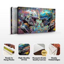 Load image into Gallery viewer, Helmet Clash - Sport Wall Art