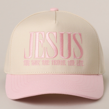 Load image into Gallery viewer, JESUS Way Truth Life Embroidered Hat