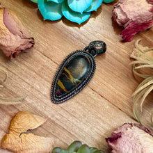 Load image into Gallery viewer, MJ Black Jack Turquoise Pendant