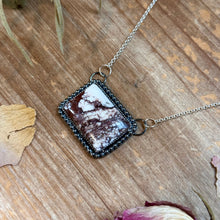 Load image into Gallery viewer, MJ Wild Horse Bar Necklace – Sterling Silver