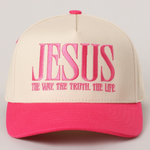Load image into Gallery viewer, JESUS Way Truth Life Embroidered Hat