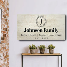 Load image into Gallery viewer, White Family Sign