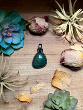 Load image into Gallery viewer, MJ Turquoise Pendant – Sterling Silver
