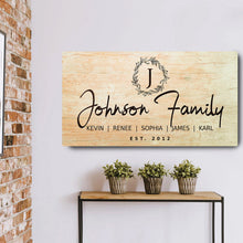 Load image into Gallery viewer, White Family Sign