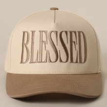 Load image into Gallery viewer, BLESSED Embroidered Hat