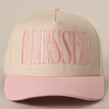 Load image into Gallery viewer, BLESSED Embroidered Hat