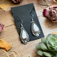 Load image into Gallery viewer, 49 - Sterling Silver Wild Horse Jasper Dangle Earrings by Shay Pfeiffer