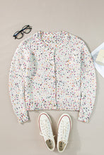 Load image into Gallery viewer, Confetti Button Up Long Sleeve Cardigan