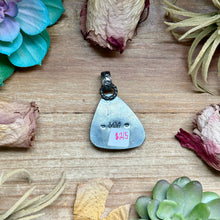 Load image into Gallery viewer, MJ Dark Blue Turquoise Sterling Silver Pendant