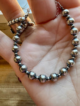 Load image into Gallery viewer, 3 mm &amp; 6 mm Sterling Silver Pearls bracelet
