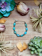 Load image into Gallery viewer, Blue Turquoise Bracelet – 6 1/4" – 5mm