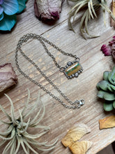 Load image into Gallery viewer, 100 Ribbon Royston Turquoise Bar Necklace – Sterling Silver
