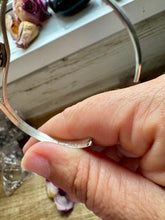 Load image into Gallery viewer, Multistone Cuff Bracelet – Malachite, Spiny Oyster, or Pink Opal – Sterling Silver - pick yours