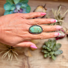 Load image into Gallery viewer, MJ Turquoise Ring – Sterling Silver