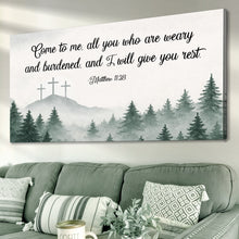 Load image into Gallery viewer, Come To Me - Matthew 11:28 Faith Sign II