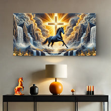 Load image into Gallery viewer, 3D Horse Faith Wall Art III