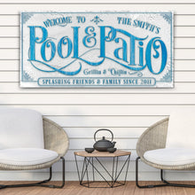 Load image into Gallery viewer, Personalized Swimming Pool Sign