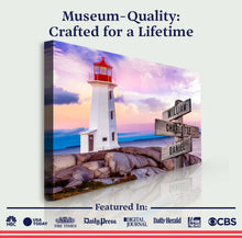 Load image into Gallery viewer, Lighthouse Family Names Sign
