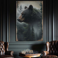 Load image into Gallery viewer, Black Bear Exposure Wall Art