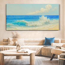 Load image into Gallery viewer, Serene Ocean Wave Coastal Wall Art XIII