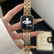 Load image into Gallery viewer, EMBOSSED METAL APPLE WATCH STRAP