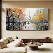 Load image into Gallery viewer, Parisian Rain Cityscape Wall Art
