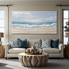 Load image into Gallery viewer, Serene Ocean Wave Coastal Wall Art VII