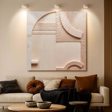 Load image into Gallery viewer, Minimalist Peach Clay Wall Art