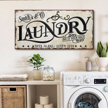 Load image into Gallery viewer, The Laundry Room Sign VI