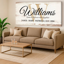 Load image into Gallery viewer, Personalized Family Sign XI