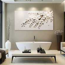 Load image into Gallery viewer, White Cherry Blossom Wall Art