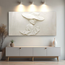 Load image into Gallery viewer, 3D Minimalist Female Portrait Wall Art