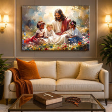 Load image into Gallery viewer, Jesus With Children Faith Wall Art VI