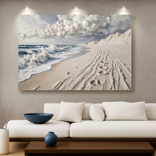 Load image into Gallery viewer, Footprints in the Sand Wall Art