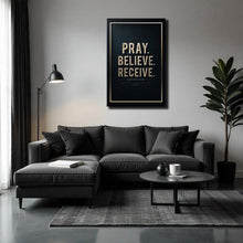 Load image into Gallery viewer, Matthew 21:22 - Pray Believe Receive Faith Sign III