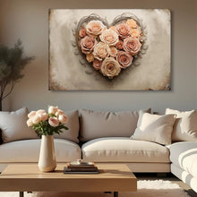 Load image into Gallery viewer, 3D Floral Heart Wall Art III
