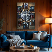 Load image into Gallery viewer, 3D Wolf Collage Wall Art